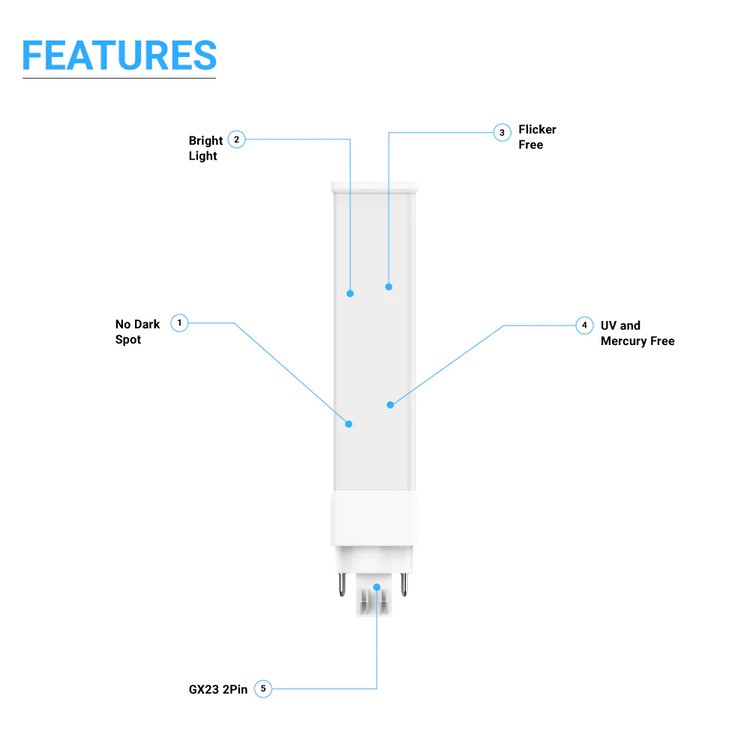 LED PL BULB 9W 4 LED PL BULB 9W 4