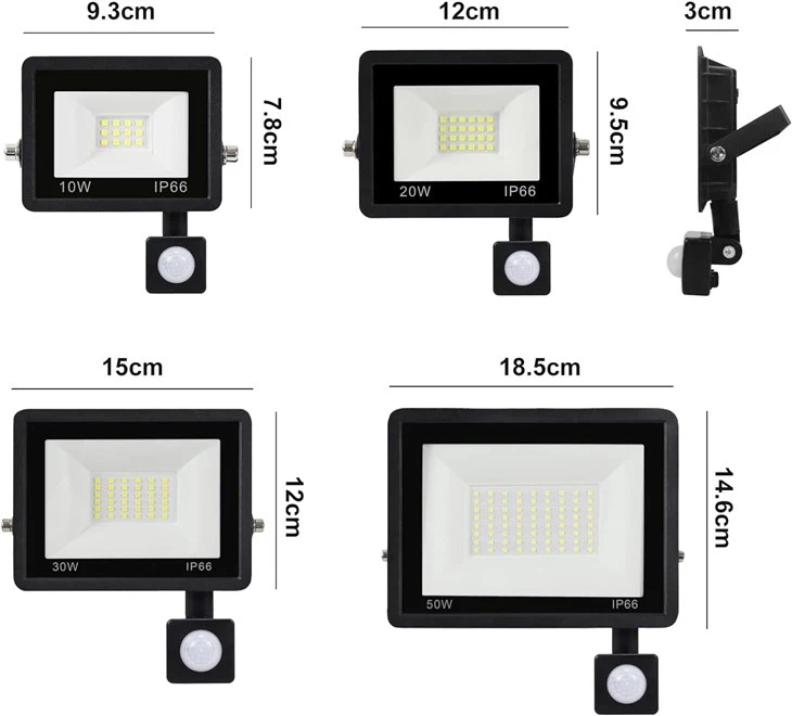 10w Led Motion Sensor Floodlight 1