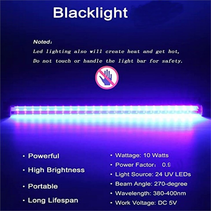 Blacklight Floresan Tüp