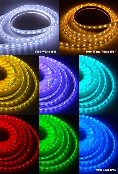 5050 12V Kırmızı LED Şerit Işığı