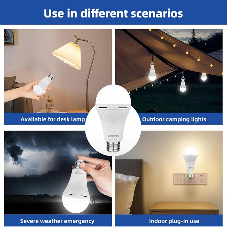 LED Emergency Light Bulbs For Home Power Failure factory
