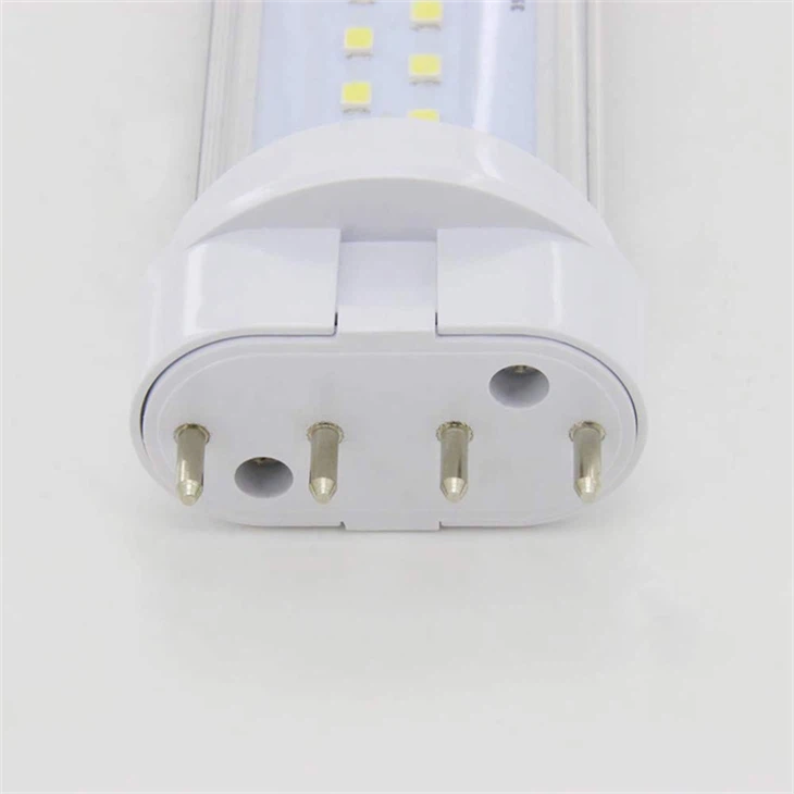 18W 2G11 LED Tube - 6000K Daylight (AC85-265V, Horizontal Connection)