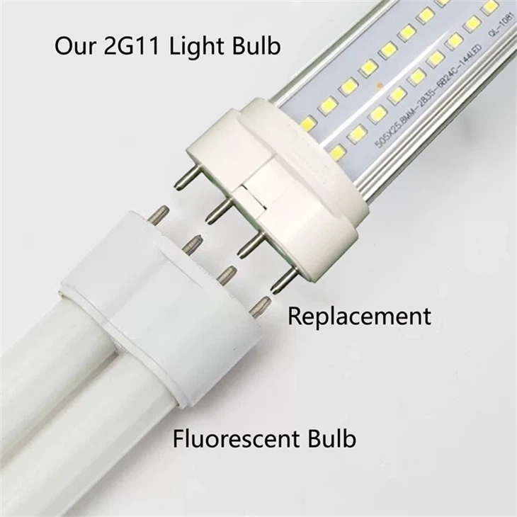 2G11 LED Bulbs - 4-Pin Garage Light Replacement