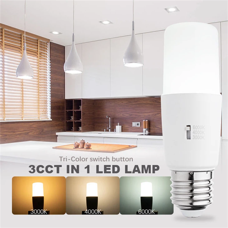 3-Adımlı CCT LED Ampul - Kısılabilir T45 SMD Işık