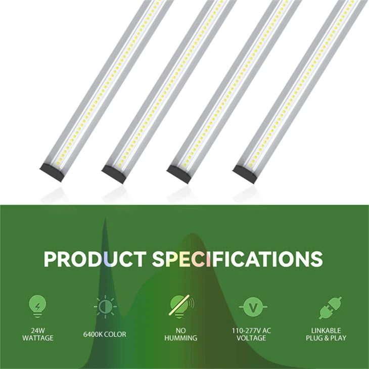 4ft T5 LED Grow Light Bar - Indoor Plant & Hydroponic Lighting