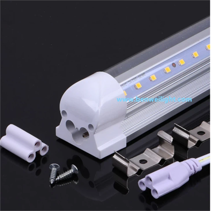 85-265V T5 Entegre LED Tüp Işık-Şeffaf Kapak