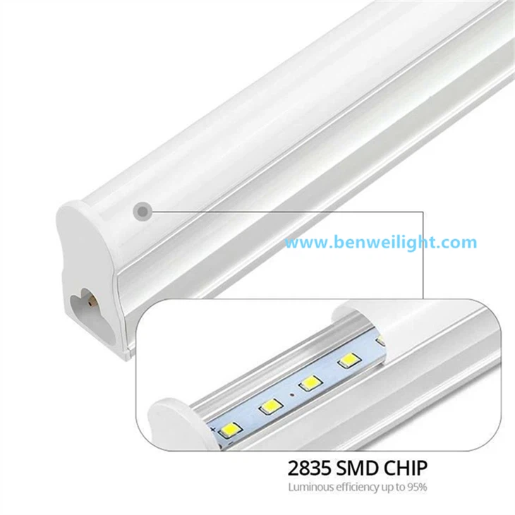 85-265V T5 Integrated LED Tube Wall Light factory
