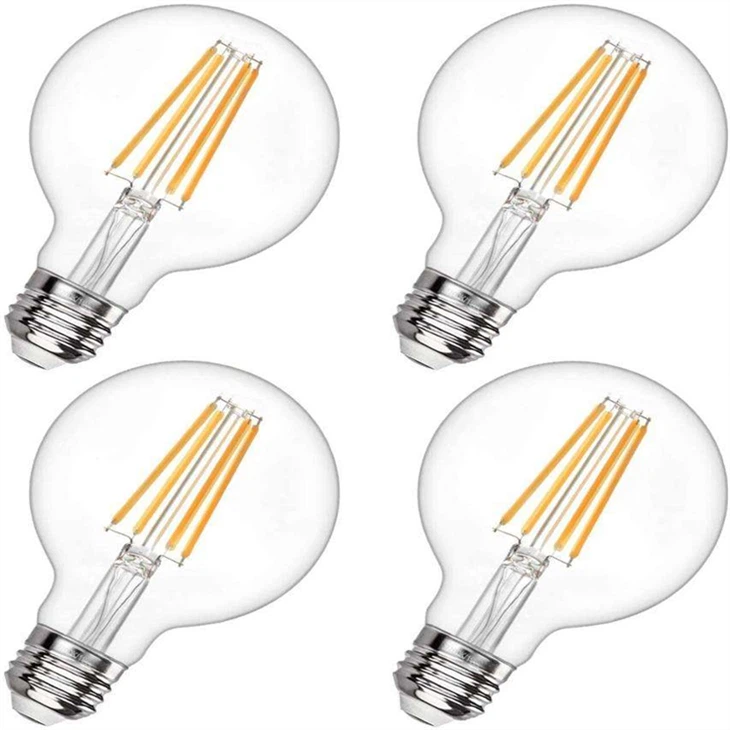 Edison E27/E14 Şeffaf Cam 2-6W G45 Ampul