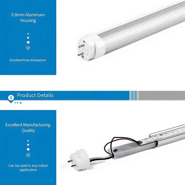 High CRI 98 Dimmable T8 LED Tubes Available in 4ft/5ft With Internal Driver suppliers