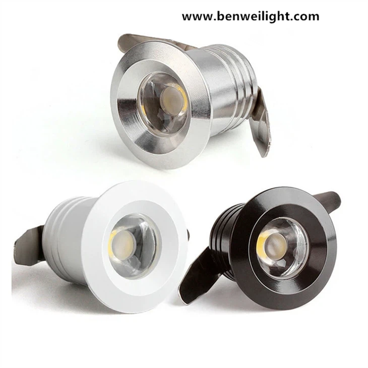 Mini LED Downlight Kabin Altı Spot Işık 1W Gömme Tavan Lambası 110V-240V
