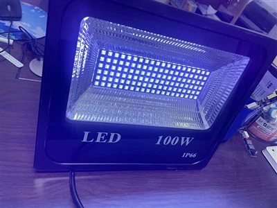 20W 30W 50W 100W UV LED Taşkın Işık 365nm 395nm 405nm