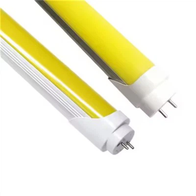 9W Sarı Kapaklı Tüpler LED Işık Anti UV