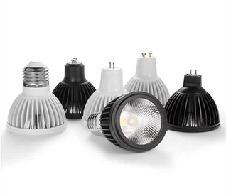 LED Ampuller 10 adet/grup LED COB Spot Işığı E27 GU10 GU5.3 AC85-265V / MR16 DC12V