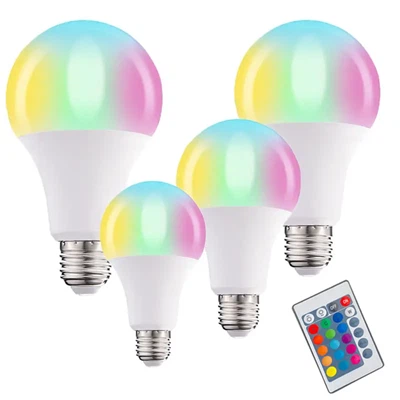 RGB Uzaktan Kumanda Akıllı Led Ampul 9w E27 E26 B22 LED Akıllı Ampul