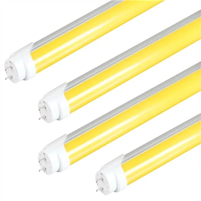 Sarı Kapak UV İçermeyen Led Tüp T5 T8 Işık